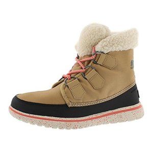 Sorel Women's Cozy Carnival Snow Boot - Tan, Black, Pink